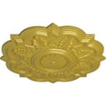 thumbnail image 3 of Ekena Millwork 20 1/4"OD x 1 1/2"P Deria Ceiling Medallion (Fits Canopies up to 6"), Hand-Painted Rich Gold, 3 of 6