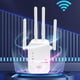 thumbnail image 4 of Amplificador de señal WiFi de 1200 Mbps, última generación, repetidor de internet inalámbrico, amplificador de largo alcance con puerto Ethernet, repetidor WiFi puntual., 4 of 9