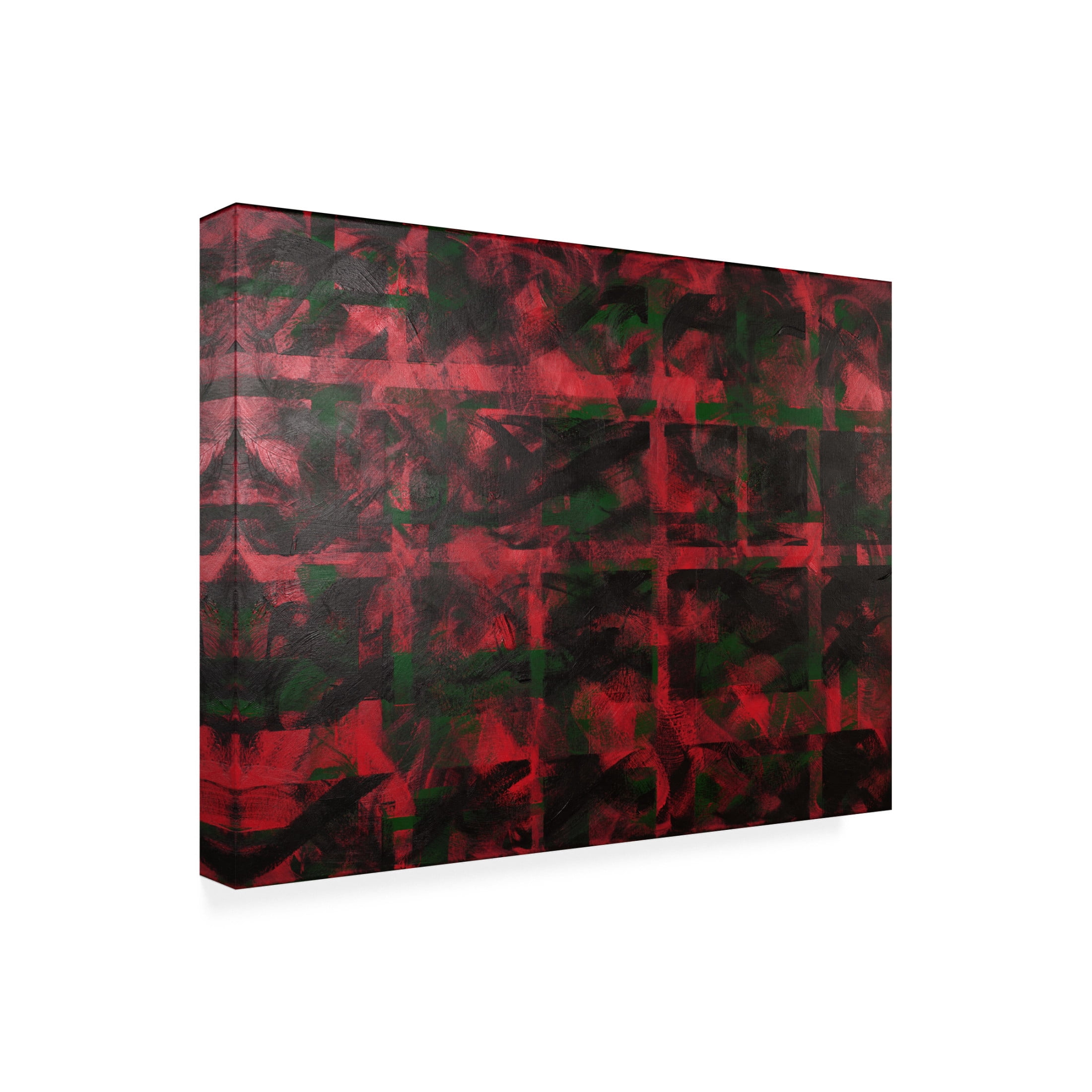 Canvas Wall Art - Roxy Wuz Here 'Built Black' Wall Art for Living Room, Bedroom, or Office Décor by Trademark Fine Art - 47 x 35 Inches