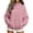 Pink, variant on Maplenight Womens Mock Neck Sweatshirt Raglan Sleeve Loose Fit Oversized Pullover Tops Long Sleeve Warm Sweatshirts with Pocket