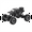 Black, variant on TechWave Alloy Climbing Four Wheel Drive Off Road Remote Control Vehicle Toy Tire Track Snowmobile Children's Remote Control Car Girls Remote Control Car Age 3 Girls Cars Little Cars for Girls Car