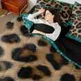 thumbnail image 4 of Castle Fairy Boys Girls Leopard Print Bedding Comforter Set 7-Piece,Bling Glitter King Bedding Sets,Animal Cheetah Print Ultra Soft Bed Sheets,Breathable Home Decor,Reversible, 4 of 8