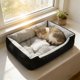 thumbnail image 5 of Cama para gatos Cama para mascotas Un nido suave y multifuncional de doble capa con peluches y esponjosos Adecuado para gatos y perros Cama para mascotas, 5 of 6