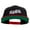 Black Red, variant on Colorful Playful Embroidered Wool Blend 2 Tone Classic Snapback - Black Purple OSFM