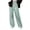Mint Green, variant on YUANxueke Girls Fleece Lined Sweatpants Bow Graphic Drawstring Waist Wide Leg Warm Pants for 5-15 Years