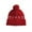 Red, variant on Kids Beanie Winter Hat, Soft and Warm Cuffed Hat Wooly Hat Birthday Party Xmas Gifts for Boys Girls Gray 0-15 Years