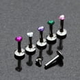 thumbnail image 2 of Heart Gem Top Internally Threaded Labret, 2 of 2