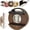 dark brown, variant on Adjustable Suction Cup Power Strip Holder, 360° Rotating Cord Management Organizer, Power Strip Holder Wall Mount with Suction Cup for Kitchen, Office, Desk, Under Cabinet (Dark Brown)
