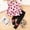 Red, variant on Trendfront Girls Ladybug Print Outfit Set Crew Neck Long Sleeve Top Summer 2 Piece Casual Fashion Flutter Sleeve Pants Set for Girls Trendy Clothing Clothes Set
