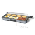 thumbnail image 6 of Beautiful XL Electric Griddle 12" x 22"- Non-Stick, Cornflower Blue by Drew Barrymore, 6 of 13