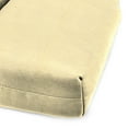 thumbnail image 3 of Jordan Manufacturing Sunbrella 72" x 22" Canvas Vellum Yellow Solid Rectangular Outdoor Chaise Lounge Cushion with Ties and Hanger Loop, 3 of 10
