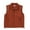 Brick/Black, variant on Monterey Club Ladies Suede Peached Full Front Zipper Sleeveless Vest #2738