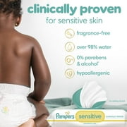 Pampers Sensitive Baby Wipes 1-Pack 84 Wipes (Select for More Options)