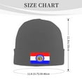 thumbnail image 3 of ZICANCN Missouri State Seal Flag Knit Beanie Hat , Winter Cap Soft Warm Classic Hats for Men Women Deep Heather, 3 of 8
