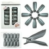 Pana High Quality Nail Polish Remover Clip Cap Bowtie Style - Silver