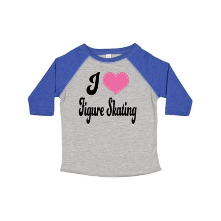 

Inktastic I Love Figure Skating Gift Toddler Toddler Girl T-Shirt