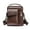 Dark Brown, variant on WEIXIER Men's Crossbody Bag Leather Small Business Shoulder Handbag for IPad 9.7", Dark Brown