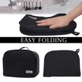 thumbnail image 5 of iFedio - Funda para tostador de 2 rebanadas, color negro con bolsillos, cubierta para electrodomésticos, protección contra el polvo y las huellas dactilares, lavable a máquina, 5 of 5