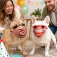 thumbnail image 4 of Rdausd Funny Dog Muzzle Costume Mask, Novelty Creepy Dog Face Mask for Small Medium Large Dogs, Hilarious Pet Costume Accessory for Parties Halloween Photos Pranks, 4 of 7