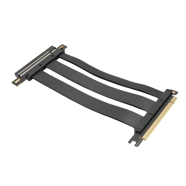 Rallonge Riser PCIe 5.0 X16, Rallonge GPU S Gen5 128 Go avec Fils Blindés 30 AWG pour Systèmes ITX de Refroidissement par Eau RTX4090 5090