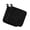 Black, variant on 4 Pack Heat Resistant Pot Holders For Kitchen 7 Inch Quilted Terry Cloth Hot Pads Oven Mitts For Cooking Baking Cast Mat,Grey