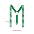 thumbnail image 2 of BemeyourBBs St Patricks Day Suspenders St Patricks Day Acessories Funny Holiday Suspenders with Clips Trouser Braces Shamrock Mens Braces, 2 of 7