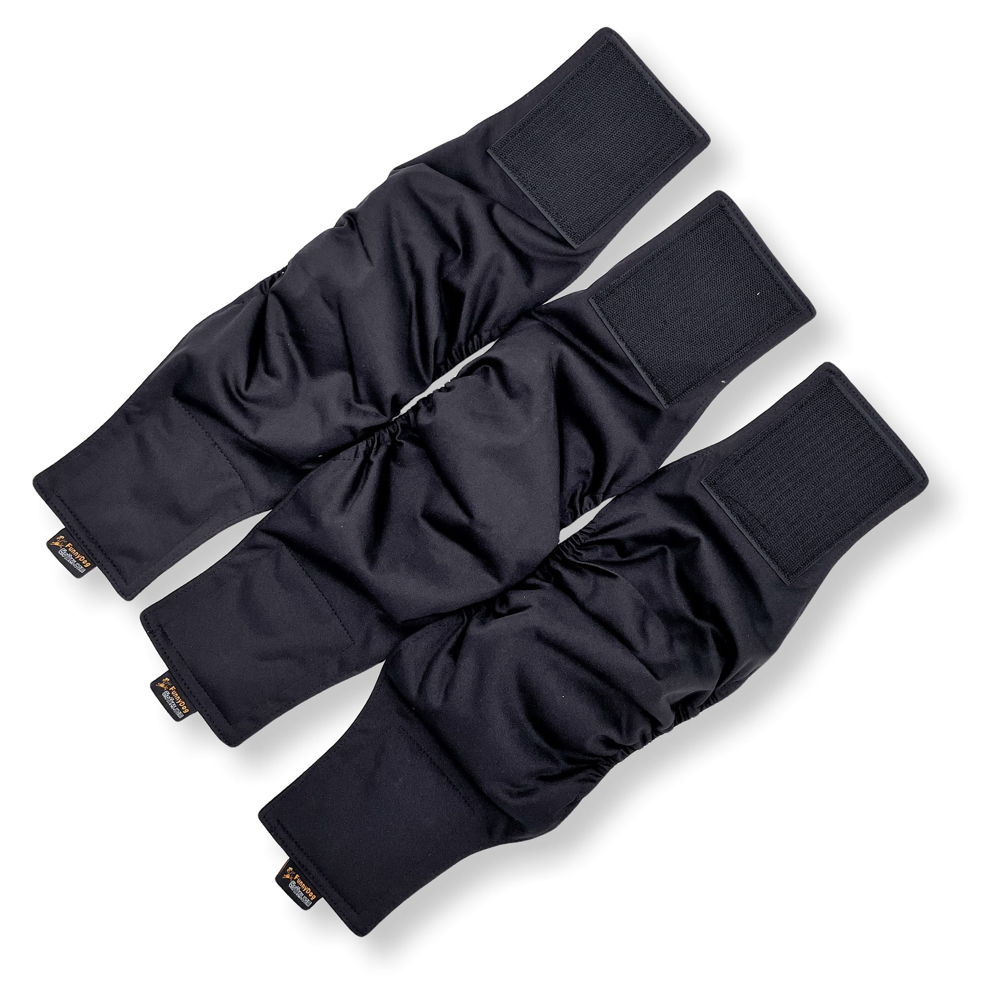 Leak Proof Male Dog Diapers Belly Band Wrap 4 - Layers of Absorbent Pads Washable