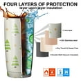 thumbnail image 7 of Christmas 20oz Stainless Steel Mobile Tumbler – Vacuum Insulated Coffee Mug with Lid, Spill-Proof Travel Cup for Hot & Cold Drinks, 7 of 7