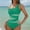 Green, variant on Bzhegqhd Womens Swimsuits One Piece Tummy Control,Women Solid Color Sexy Backless Strap Bikini Swimsuit