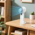 thumbnail image 3 of SIfdSeng Portable Rechargeable Handheld Fan with Powerful Airflow for Personal Outdoor Activities and Use, 3 of 7