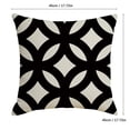 thumbnail image 3 of EASTIN Black And White Outdoor Pillows Outdoor Pillow Decorative Throw Pillows Black White Waterproof Hugging Pillow Household Design Pattern Sand Pillow, 3 of 3
