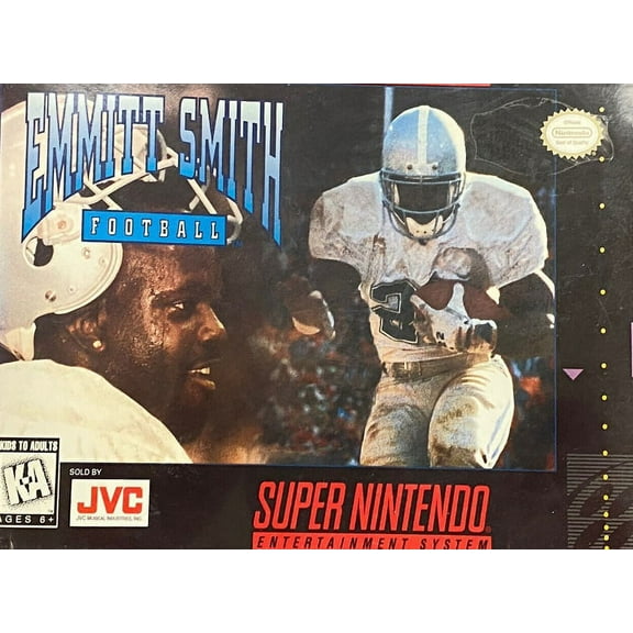 Restored Emmitt Smith Football (Super Nintendo, 1995) (Refurbished)