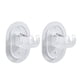 thumbnail image 1 of 2 uds ganchos adhesivos abrazadera de suspensión pegajosa fácil para baño de cocina (transparente) Wdftyju Libre de BPA, 1 of 2