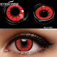 thumbnail image 3 of D'ORELLA-lentillas de colores para ojos, lentes amarillas para Cosplay, belleza, Halloween, rojo, azul, verde, 1 par, 3 of 4