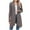 Coffee, variant on Womens Fashion Solid Color Jackets Women's Long Sleeved Coat Solid Color Blouse Loose Fitting Cardigan Jacket Tops