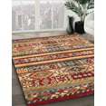 thumbnail image 2 of Ahgly Company Indoor Square Abstract Fire Brick Red Abstract Area Rugs, 8' Square, 2 of 6