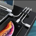 thumbnail image 5 of XUANYI Pcs Cable Tidy Holders, Cord Management Organizer, Cable Organizer Set For Desk, Self-Adhesive Cable Desk Organizer, For Power Cords, Chargers, Audio Cables, Office(3-5-7 Slots), 5 of 5