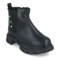 thumbnail image 2 of Botas Botines Niña Zapatos Sintetico Negro, 2 of 5