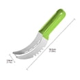 thumbnail image 4 of Cortador Sandía Inoxidable Con Antideslizante Divisor Frutas () Verde, 4 of 4
