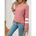 thumbnail image 2 of SHIBEVER Tops for Women Casual V Neck Sweatshirts Lightweight Sweaters Loose Long Sleeve Tunic Tops Pullover XL, 2 of 6