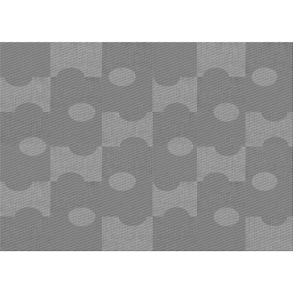 Ahgly Company Machine Washable Indoor Rectangle Transitional Dark Gray Area Rugs, 8' x 10'