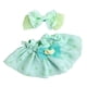 thumbnail image 3 of Falda con tirantes para muñeca de peluche, ideal para jugar a la moda, para vestir a tu muñeca de 7,87 pulgadas. verde, 3 of 9