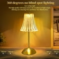 thumbnail image 2 of WE Cordless Lamp, Crystal+Dimmable+3 Colors Rechargeable Lamp, Touch Battery Operated Vintage Ambient Light for Kitchen/Bedroom/Bathroom Shower/Dining Table/Entryway/Hallway/Bar, 2 of 9