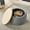 DARK GREY, variant on Round Storage Ottoman with Wooden Lid, 3 in 1 Function Ottoman Coffee Table Side Table, Handmade End Table Ottoman Footstool for Living Room, Bedroom,Navy