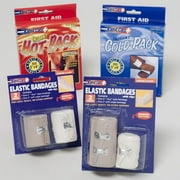 ELASTIC BANDAGES HOT PK AND COLD PK 162 PC IN FLOOR DISPLAY