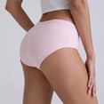 thumbnail image 3 of Fnooota Womens Underwear, High Waist Briefs 100% Cotton Panties Light Breathable Comfort Stretchy Pink ,XL, 3 of 5