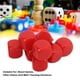 thumbnail image 4 of Juego de Dados en Blanco 30PCS 16MM Cubos de Dados Redondeados de Plástico de 6 Lados para Juegos Party Fun DIY Sticker Enseñanza de Matemáticas ANGGREK  Otros, 4 of 8