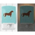 thumbnail image 2 of Hannoverian Horse Blue Check Ceramic Night Light, 2 of 2
