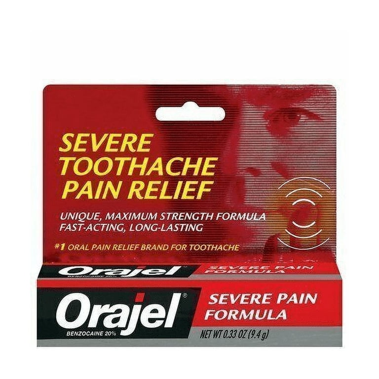 Orajel 4X Medicated Cream for Toothache and Gum Severe Pain Relief