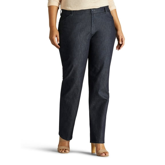 Lee Women's Plus Relaxed Fit Straight Leg Pants